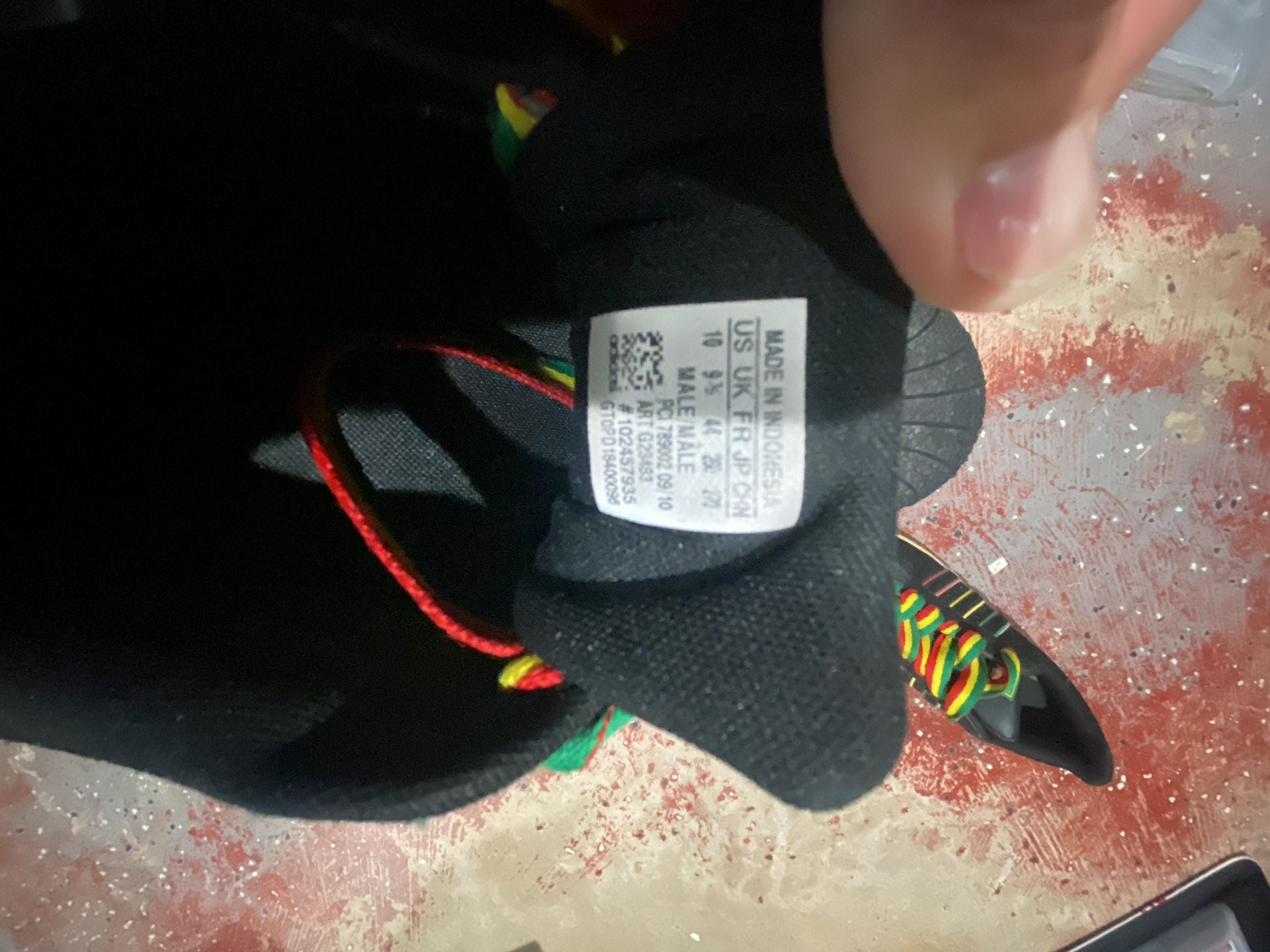 Adidas Superstar II Rasta Black Hemp Sneakers 3