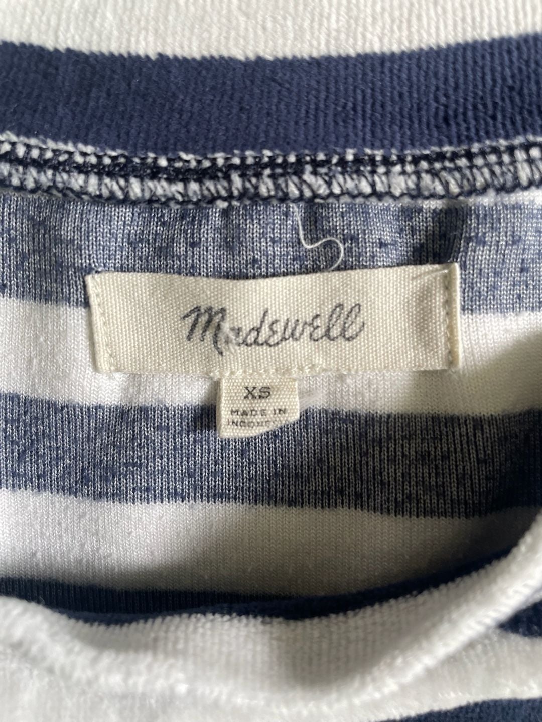 Madewell Striped French Terry T-Shirt Dress 7