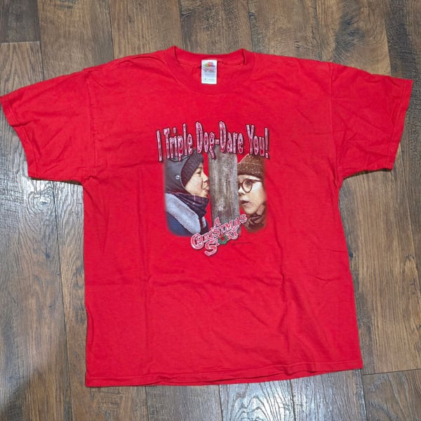 A Christmas Story I Triple Dog Dare You Movie Graphic T-Shirt