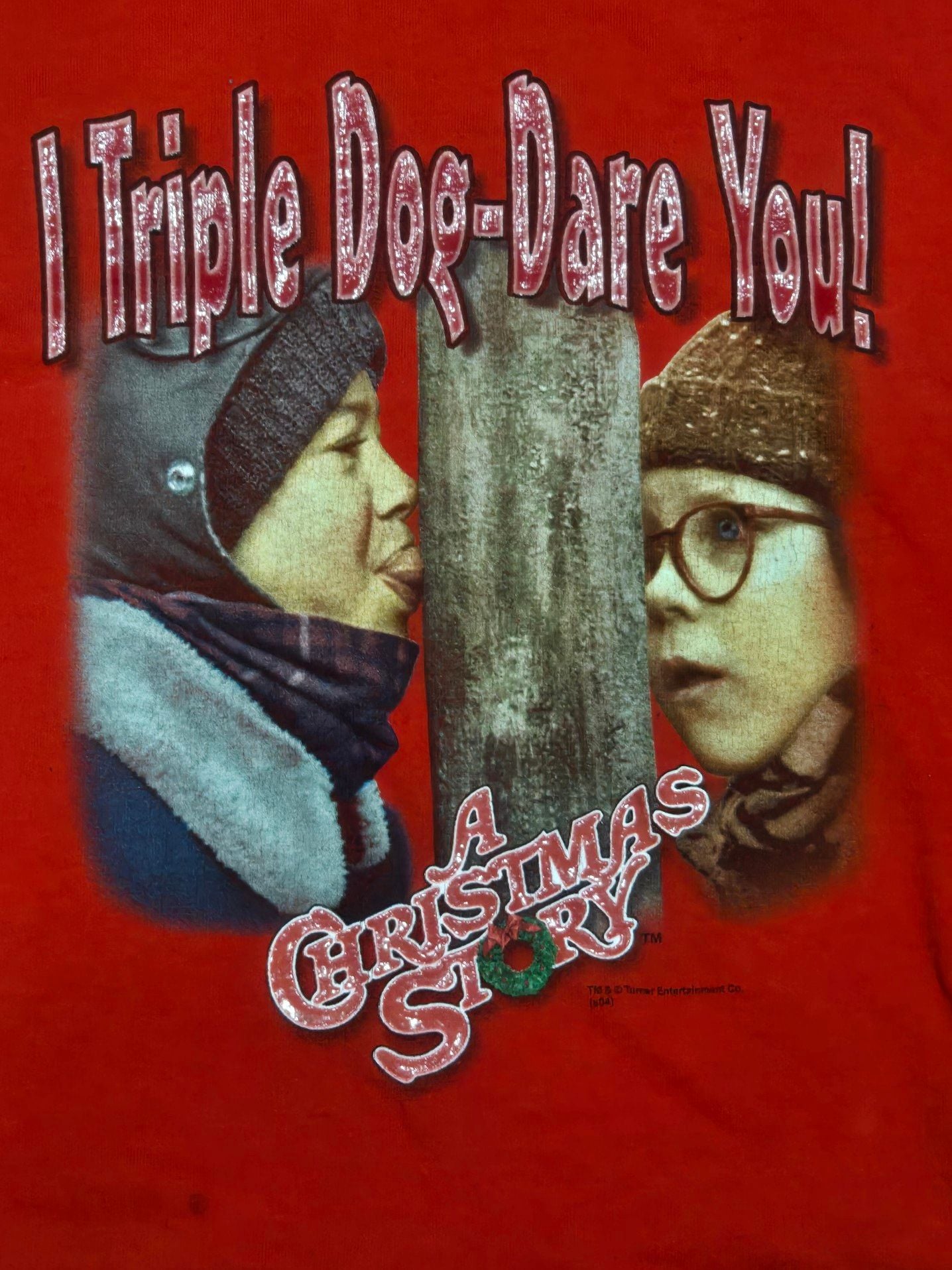 A Christmas Story I Triple Dog Dare You Movie Graphic T-Shirt 3
