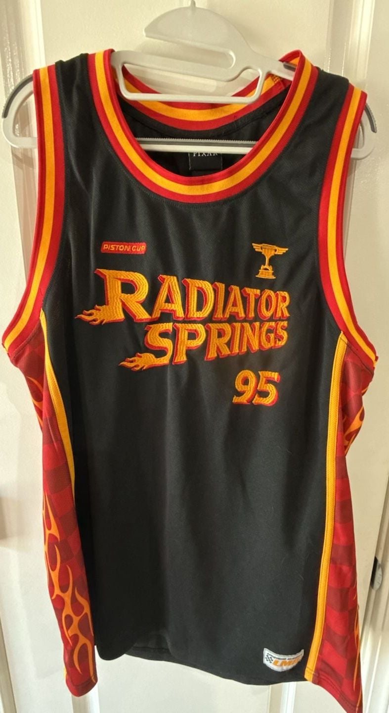 Lightning McQueen Radiator Springs Basketball Jersey 2