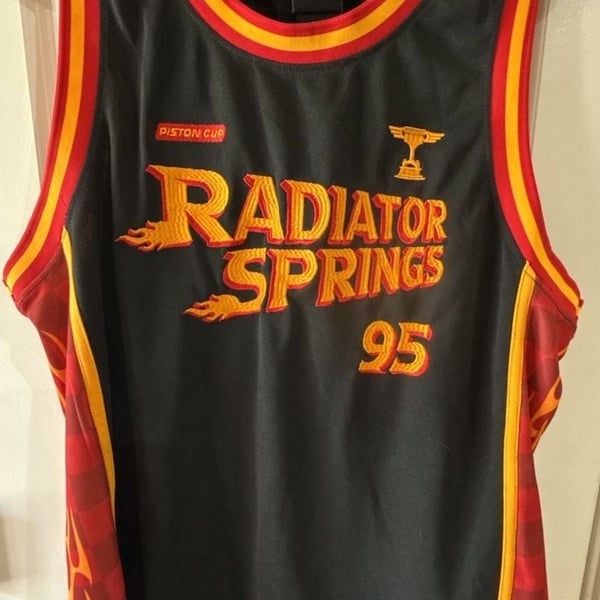 Lightning McQueen Radiator Springs Basketball Jersey