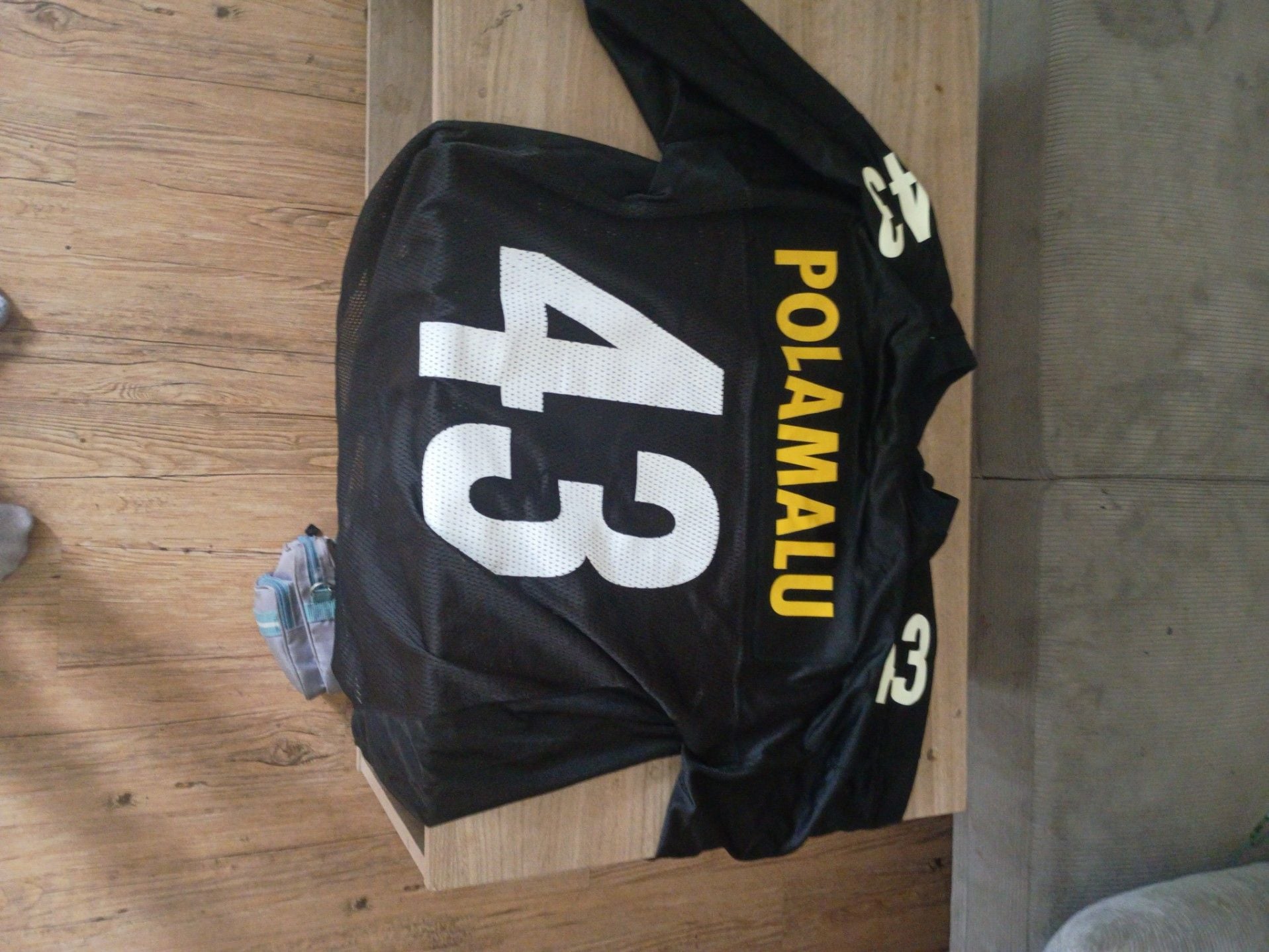 Pittsburgh Steelers Troy Polamalu #43 Reebok NFL Equipment Mesh Football Jersey 2