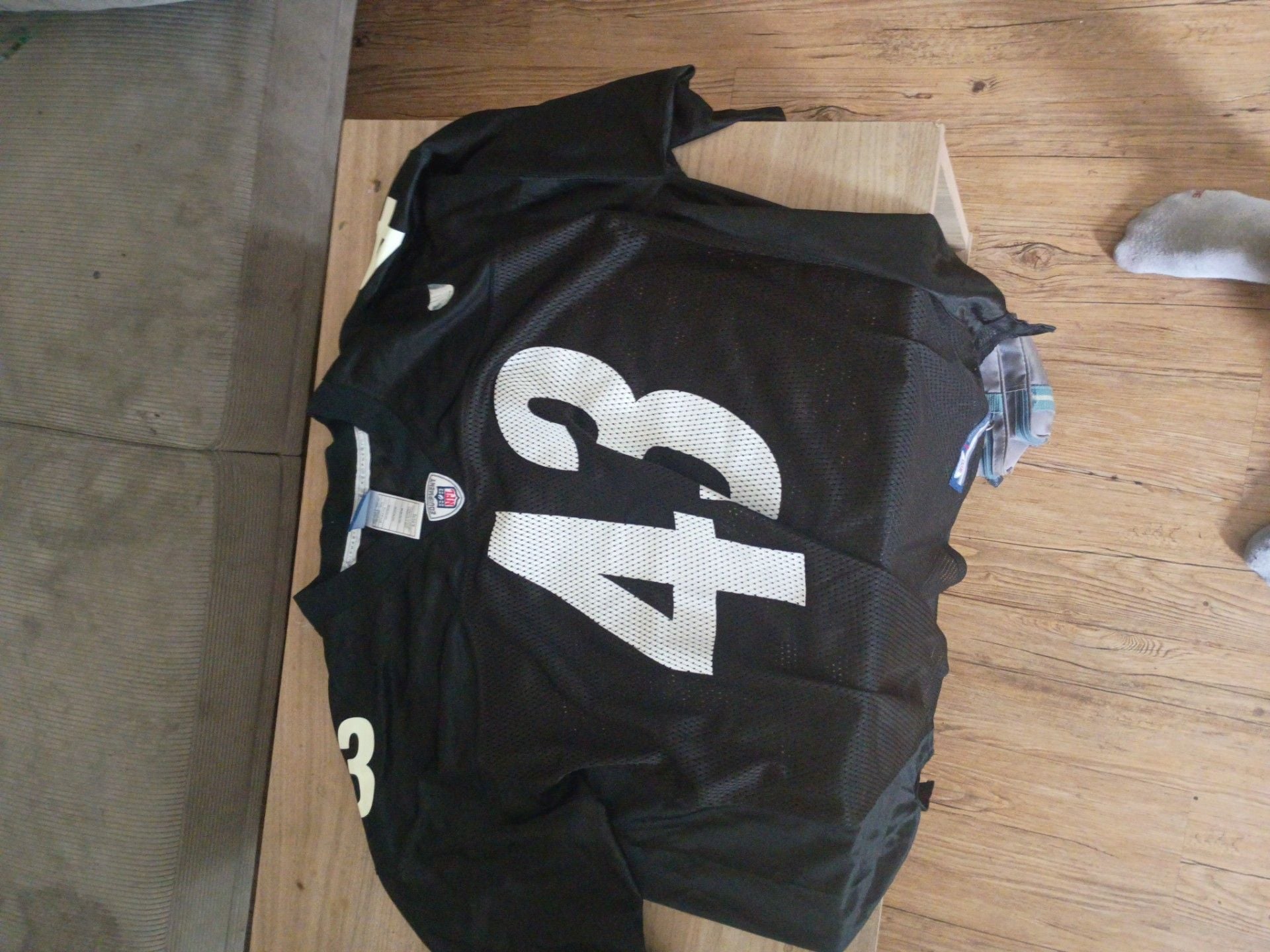 Pittsburgh Steelers Troy Polamalu #43 Reebok NFL Equipment Mesh Football Jersey 4