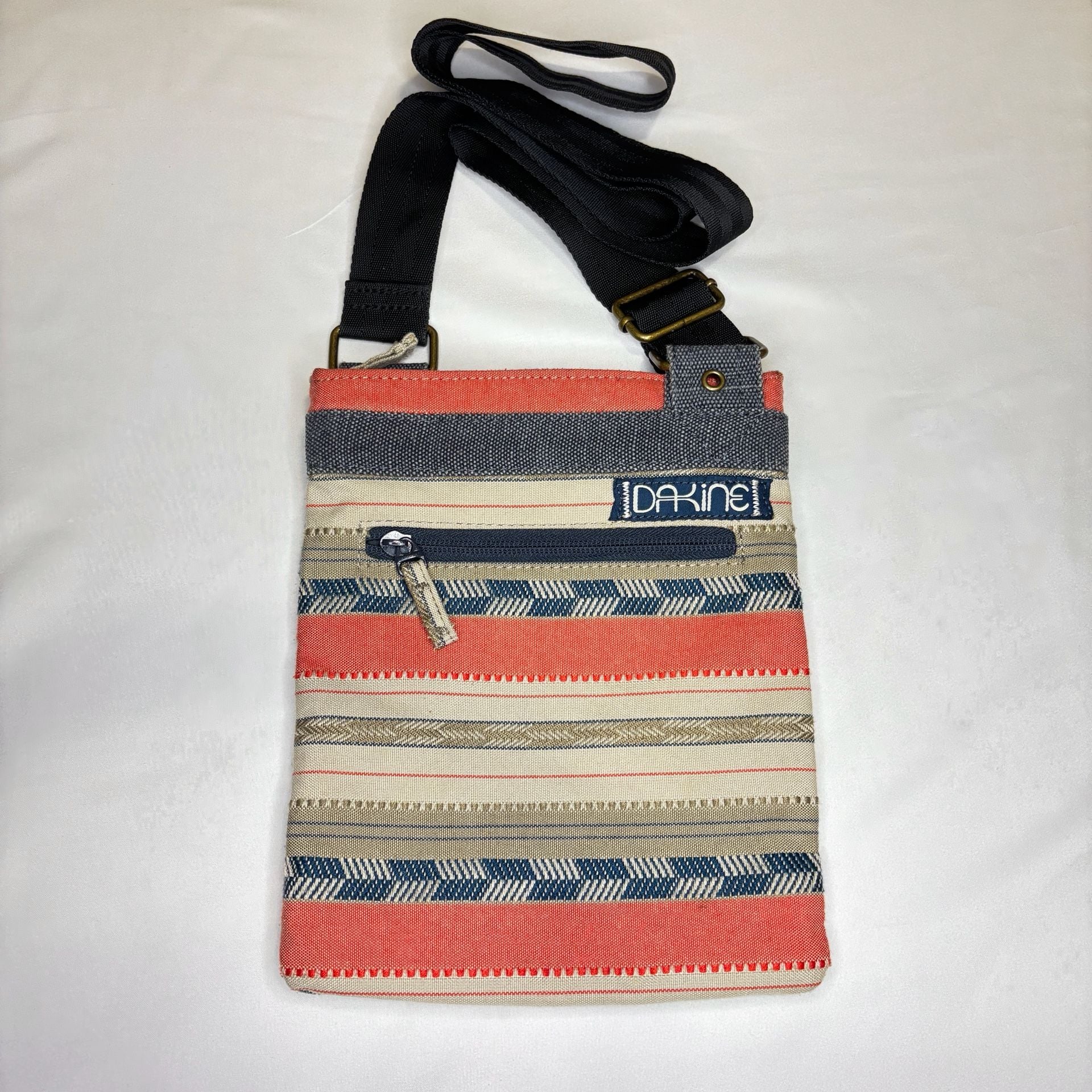 Dakine Jive Crossbody Purse in Multi-Colored Striped Pattern 2