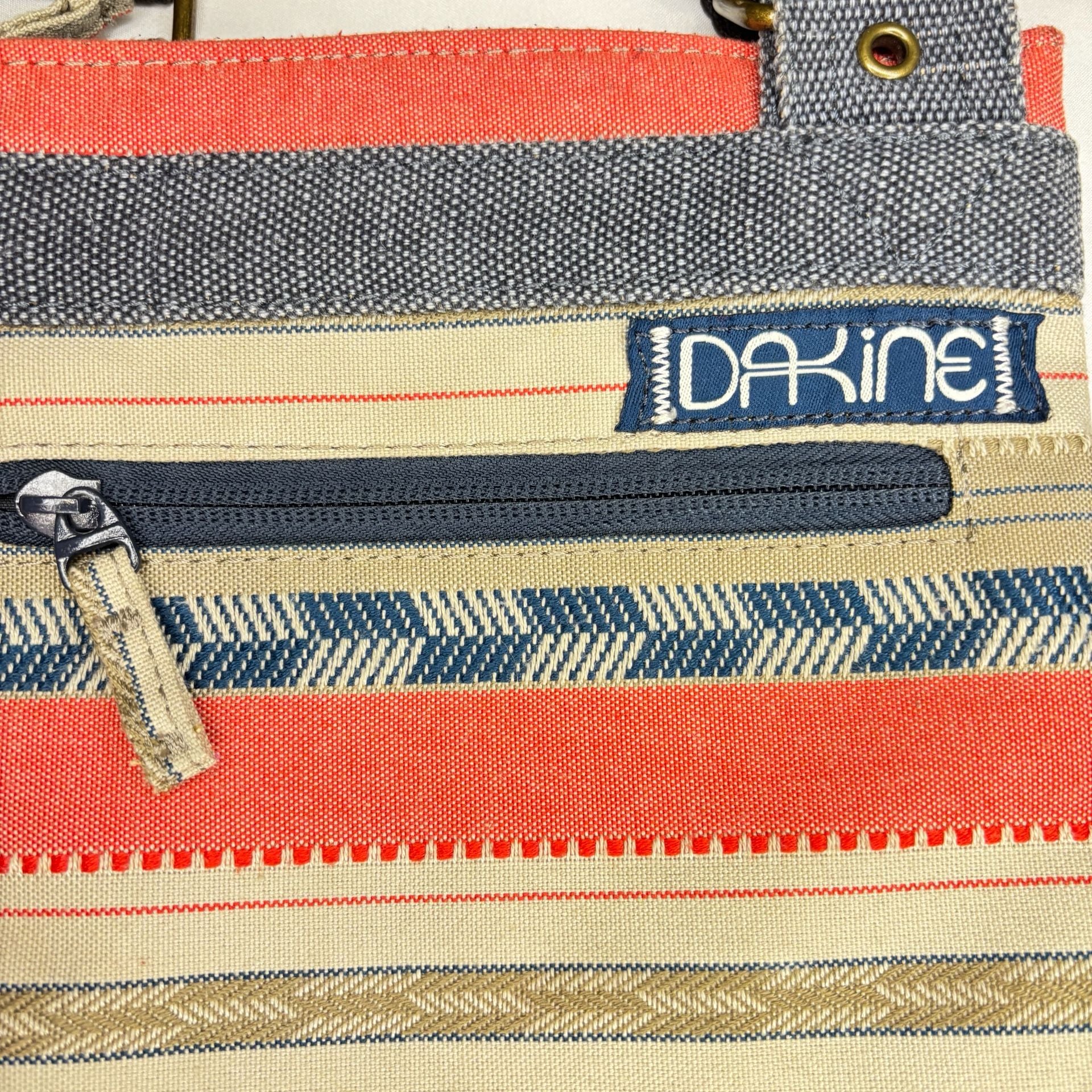 Dakine Jive Crossbody Purse in Multi-Colored Striped Pattern 3