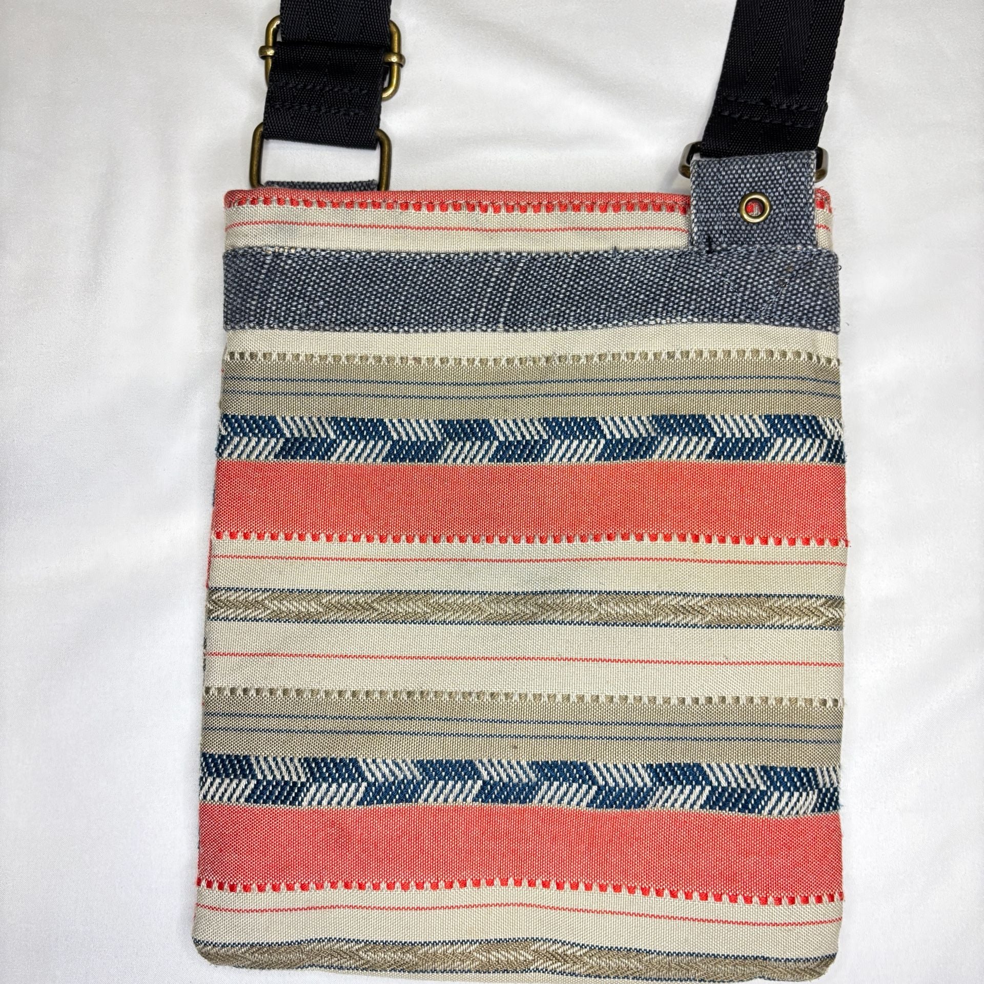 Dakine Jive Crossbody Purse in Multi-Colored Striped Pattern 5