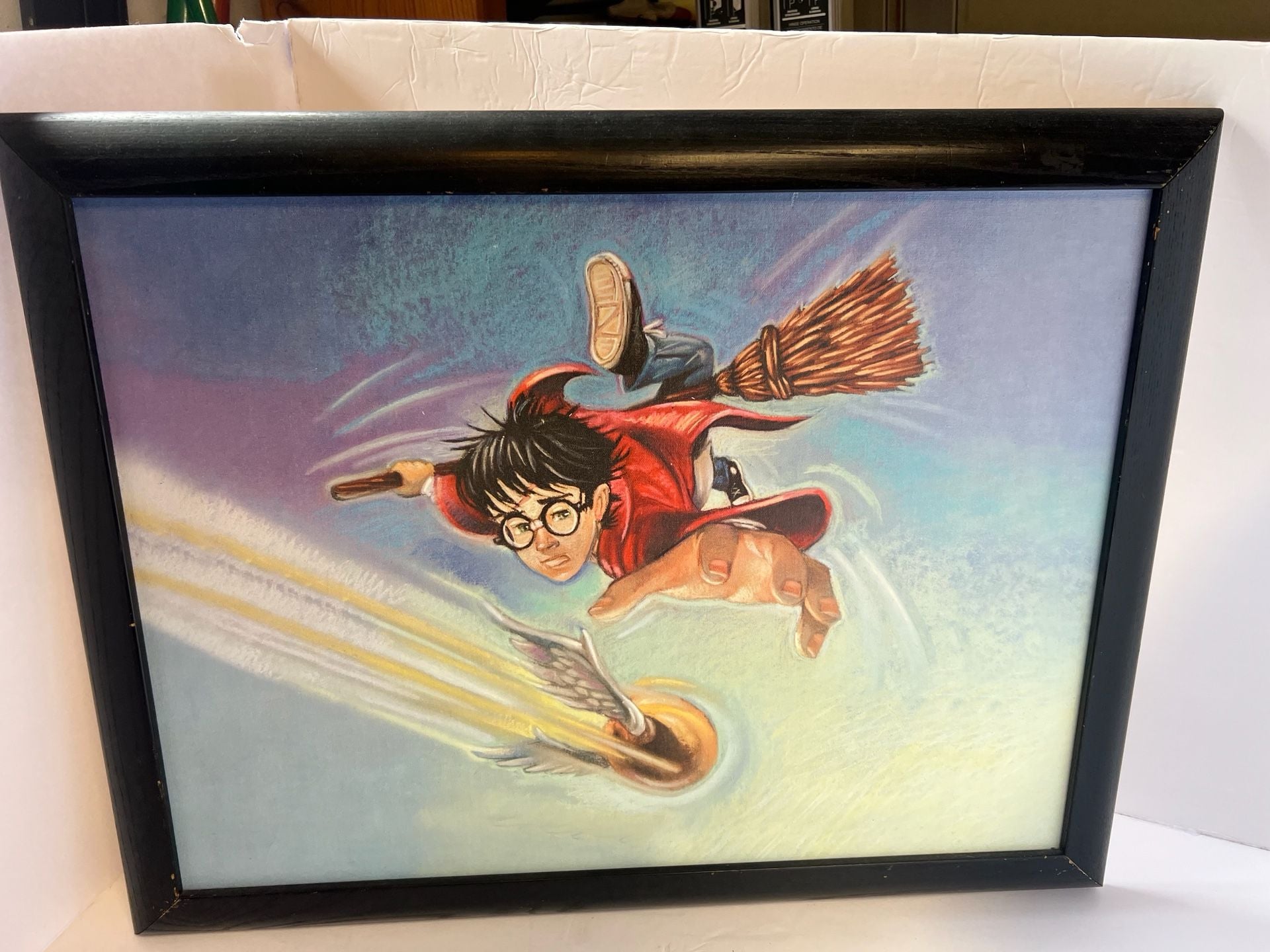 Vintage 2000 Harry Potter Quidditch Canvas Wall Art – Warner Bros Licensed 2