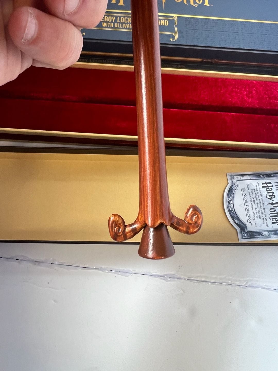 Harry Potter Gilderoy Lockhart Wand – Noble Collection Ollivanders Box 7