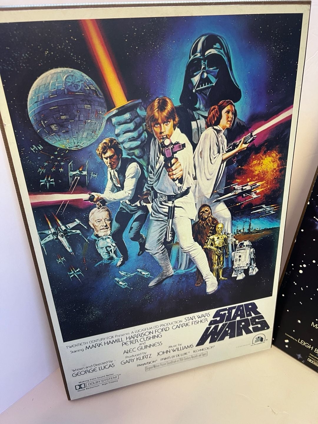 Star Wars Original Trilogy Wall Art Set – 3 Movie Plaques 13x19 2