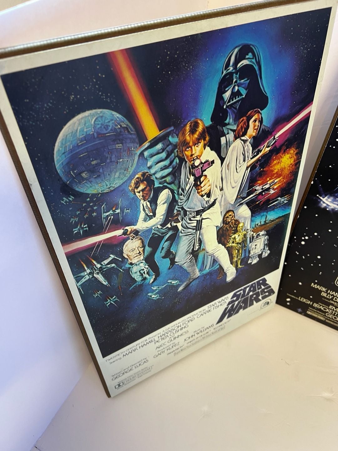 Star Wars Original Trilogy Wall Art Set – 3 Movie Plaques 13x19 5