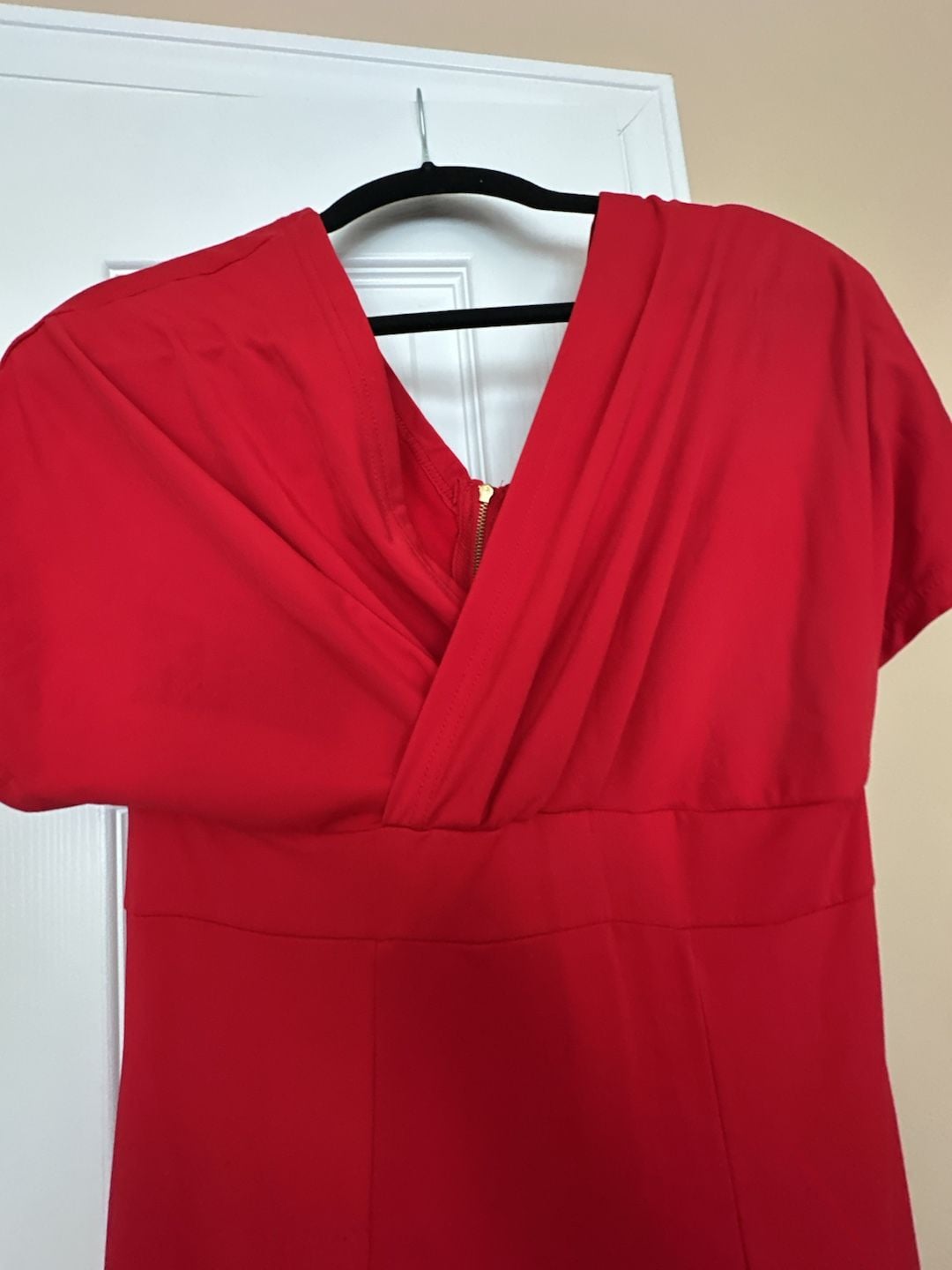 Tussah Elora Red Kimono Sleeve V-Neck Maxi Dress 2