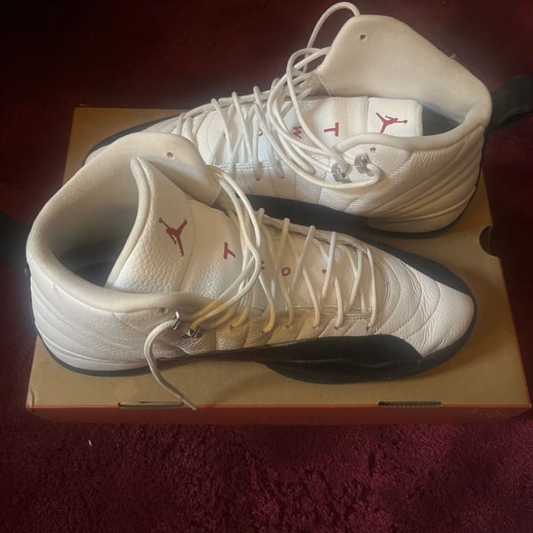 Air Jordan 12 Retro White/Black-Taxi (Playoffs)