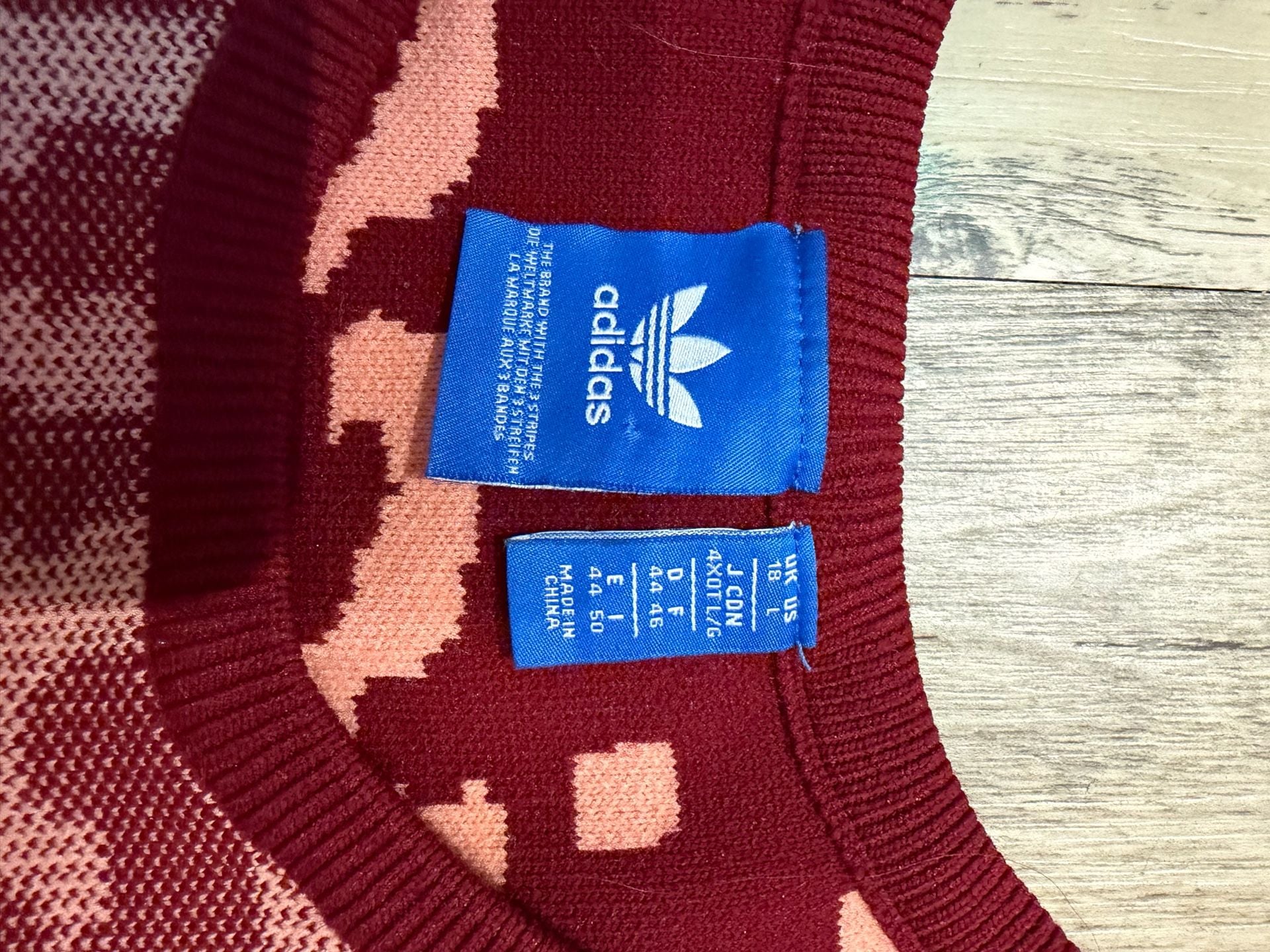 Adidas Originals 'Can't Practice Attitude' Oversized Graphic Knit Sweater 4