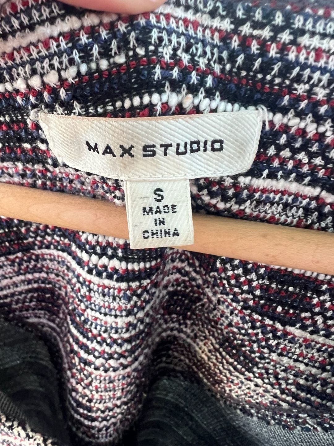 Max Studio V-Neck Tweed Longline Tunic Dress with Pockets 3