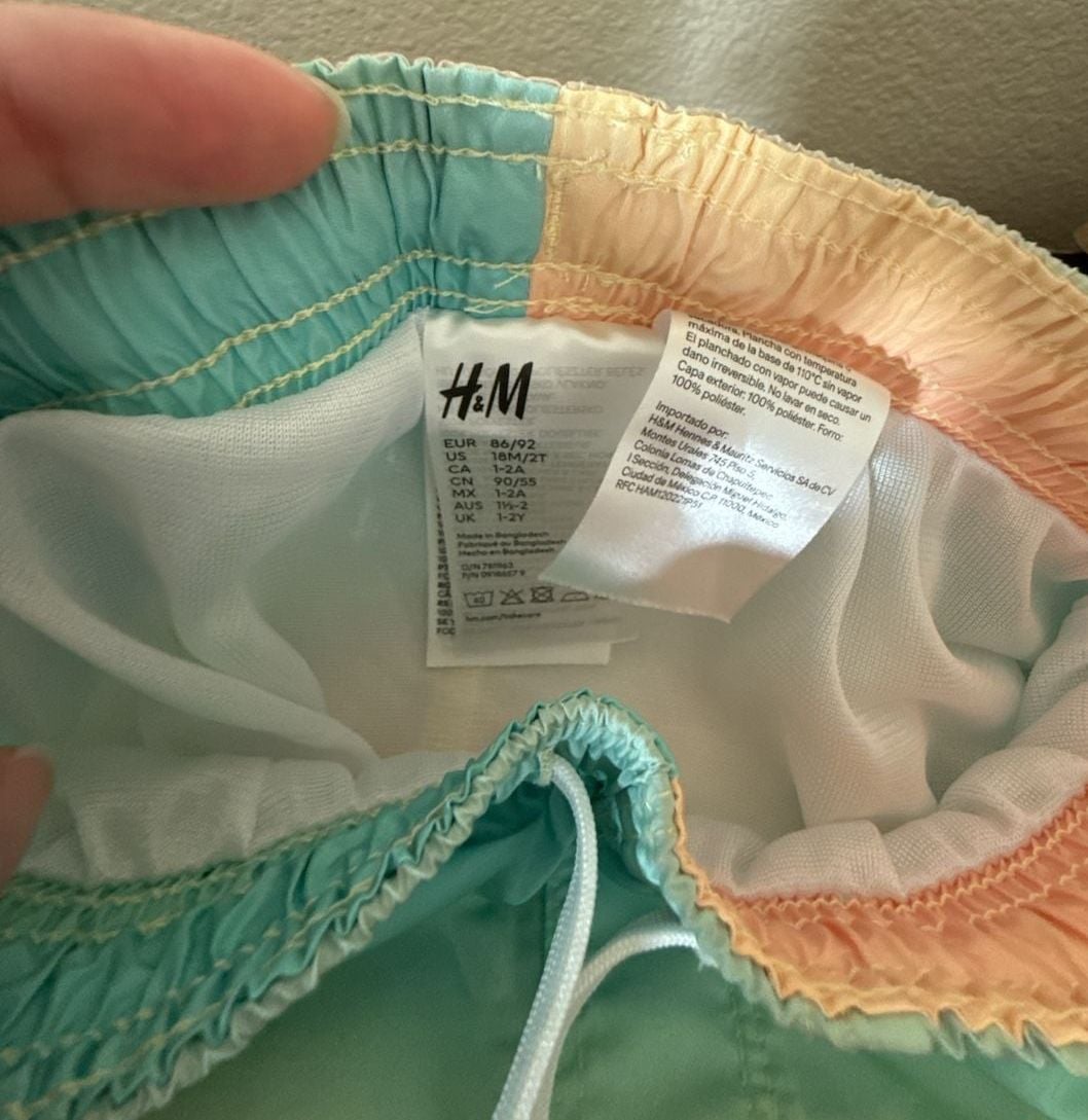 H&M Kids Gradient Patterned Swim Shorts 3