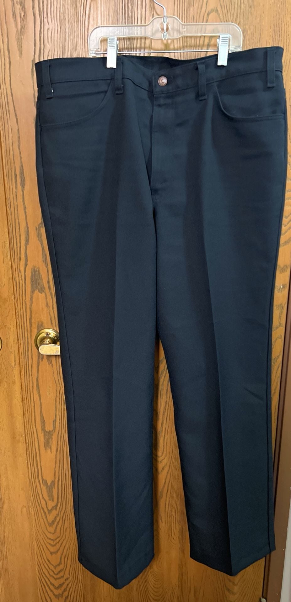 Vintage Levi's Saddleman Bootcut Polyester Dress Jeans 2