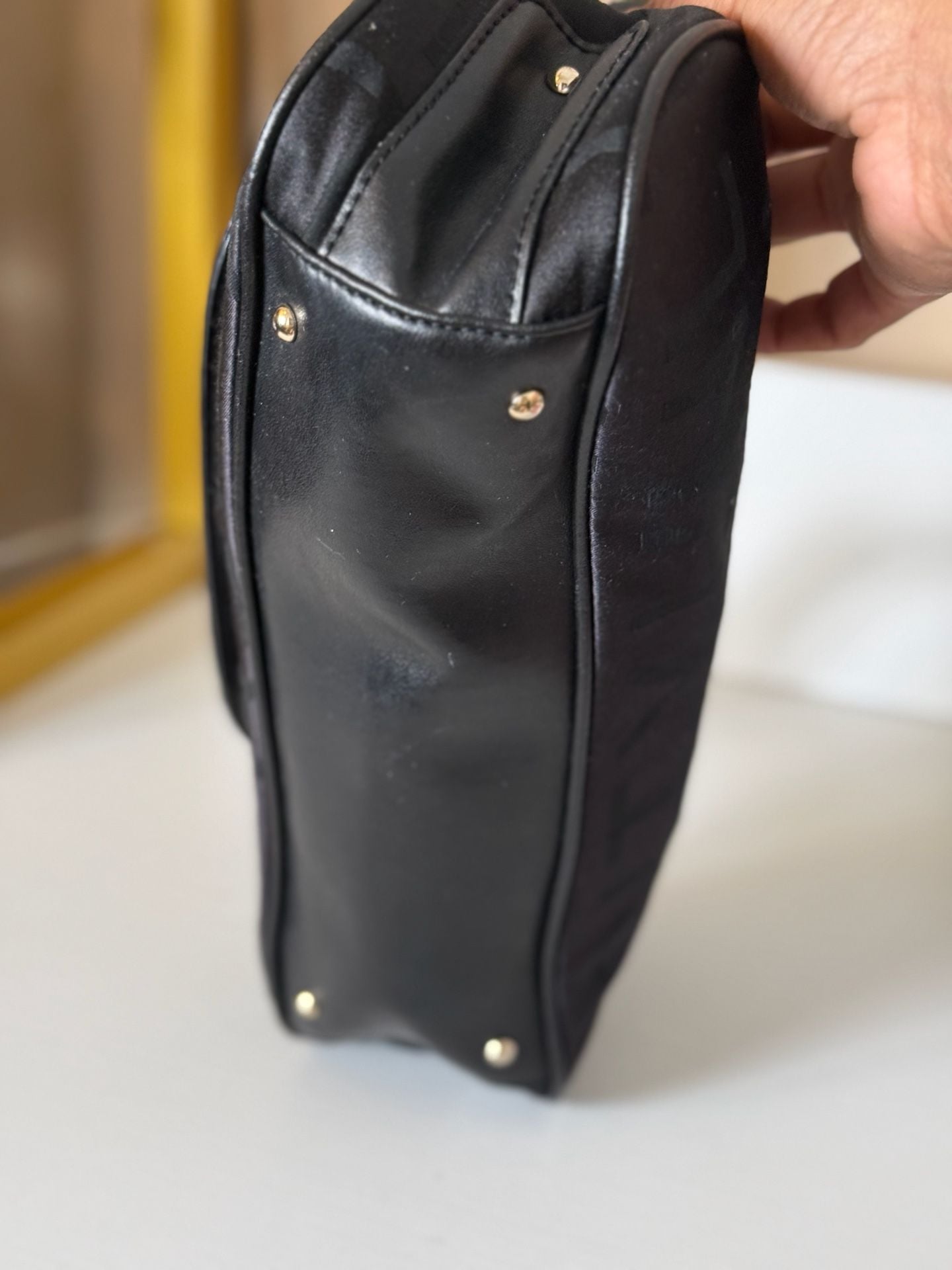 City Tokyo Black Monogram Shoulder Bag 8