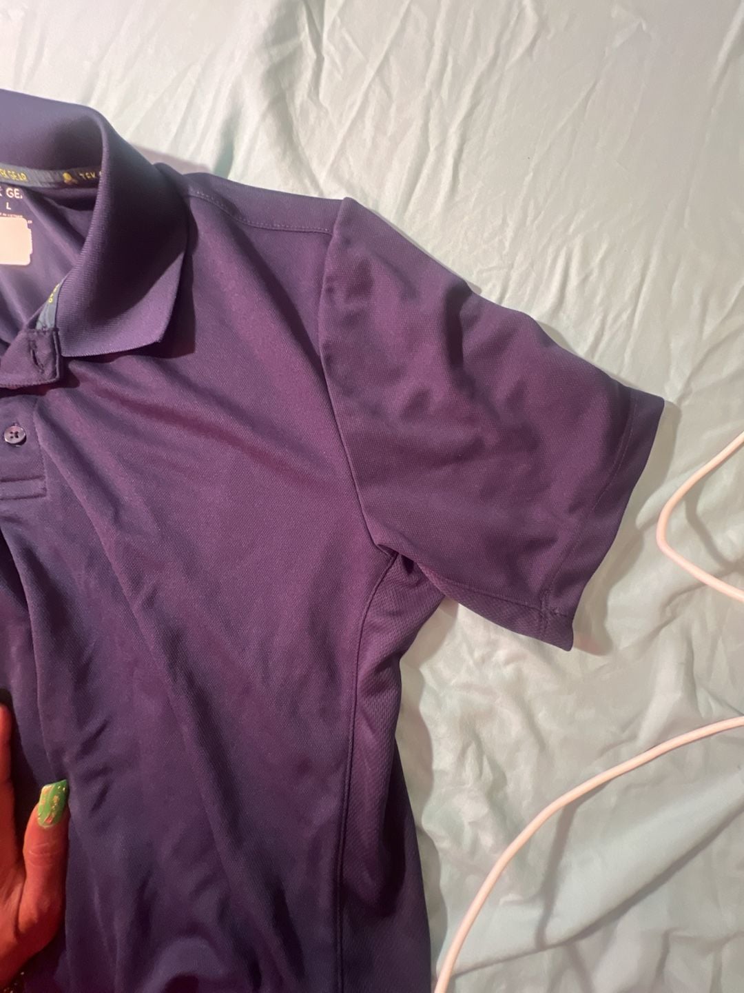 Tek Gear Men's Performance Polo Shirt Navy Blue Size Large 4