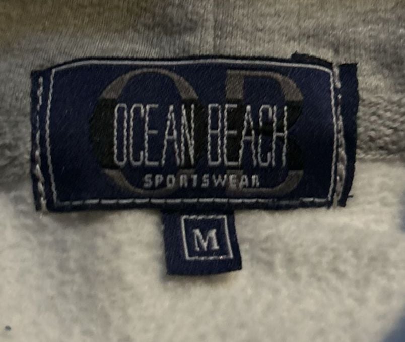 Ocean Beach Sportswear Santa Barbara California Gray Hoodie 4