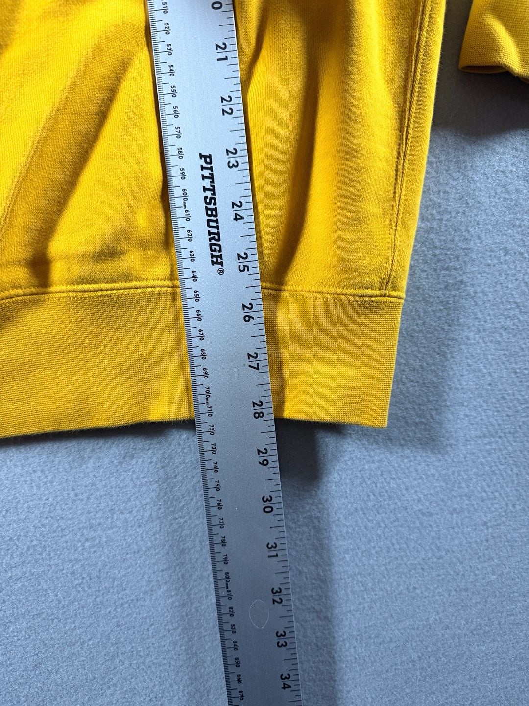 Nike Jordan Flight Fleece Washed Pullover Hoodie Yellow Ochre 7