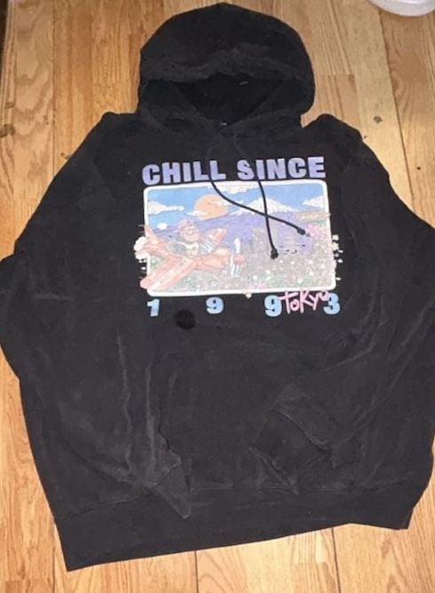 Brandy Melville Chill Since 1993 Tokyo Graphic Pullover Hoodie 2