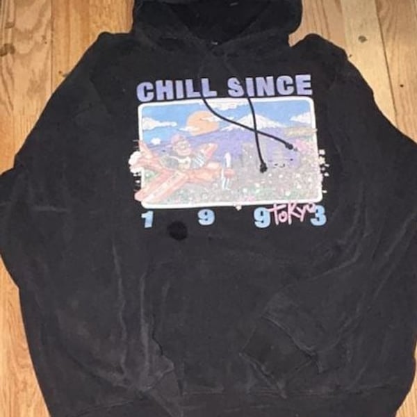 Brandy Melville Chill Since 1993 Tokyo Graphic Pullover Hoodie