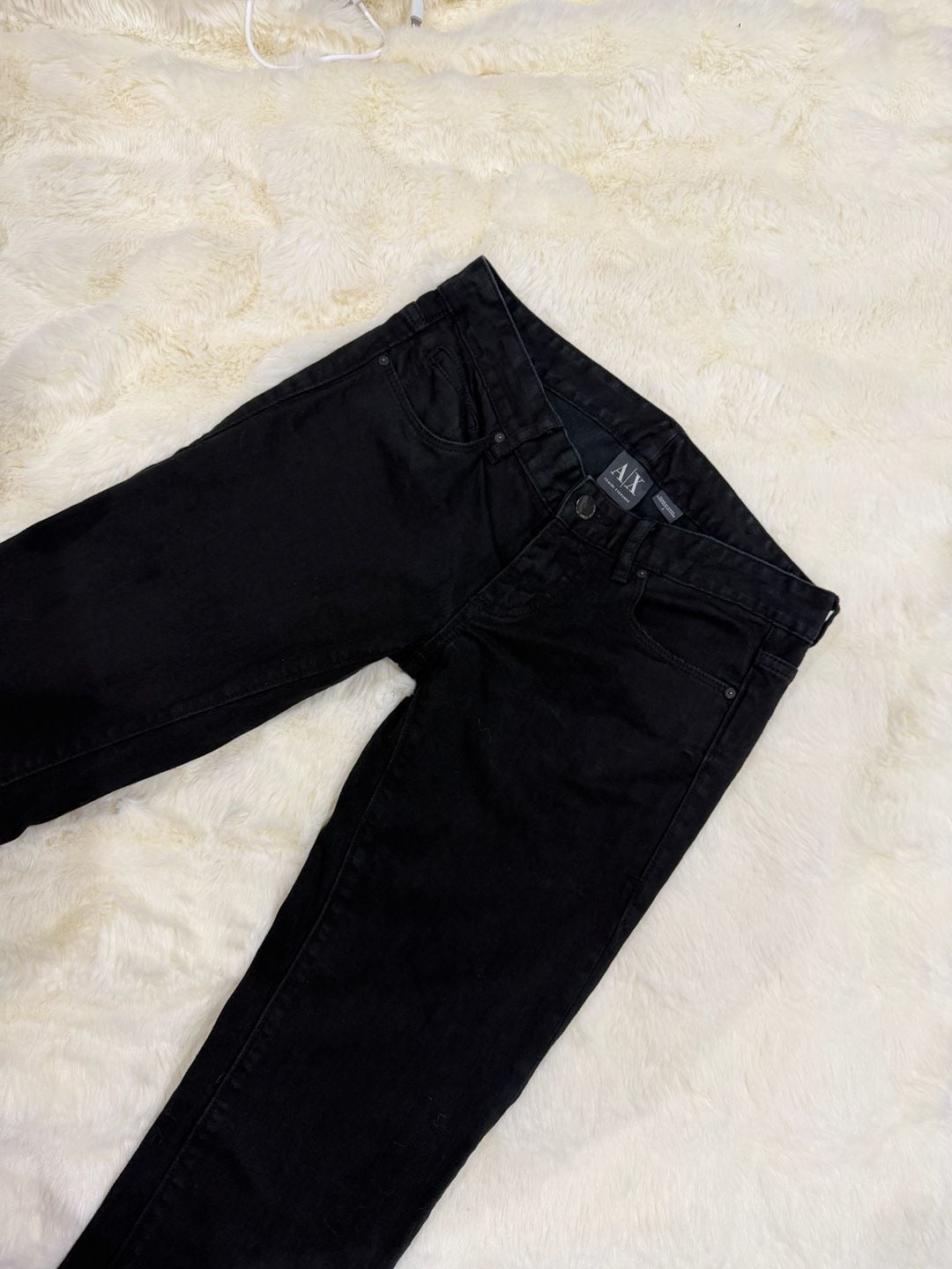 Armani Exchange A|X Black Denim Jeans 1