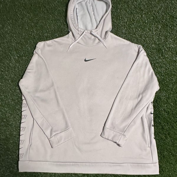 Nike Men's Center Swoosh Hoodie with Logo Side Tape Details