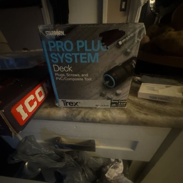 100 Sq Ft Pro Plug System for Fiberon Decking - 2-3/4"-Similar to Cortex