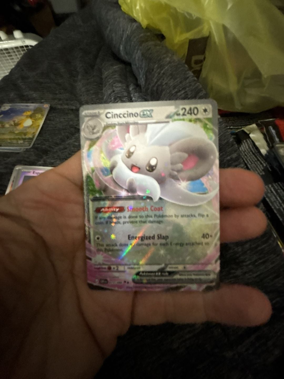 Cinccino ex (073/086) - Chaos Rising Holofoil Pokemon Trading Card 1