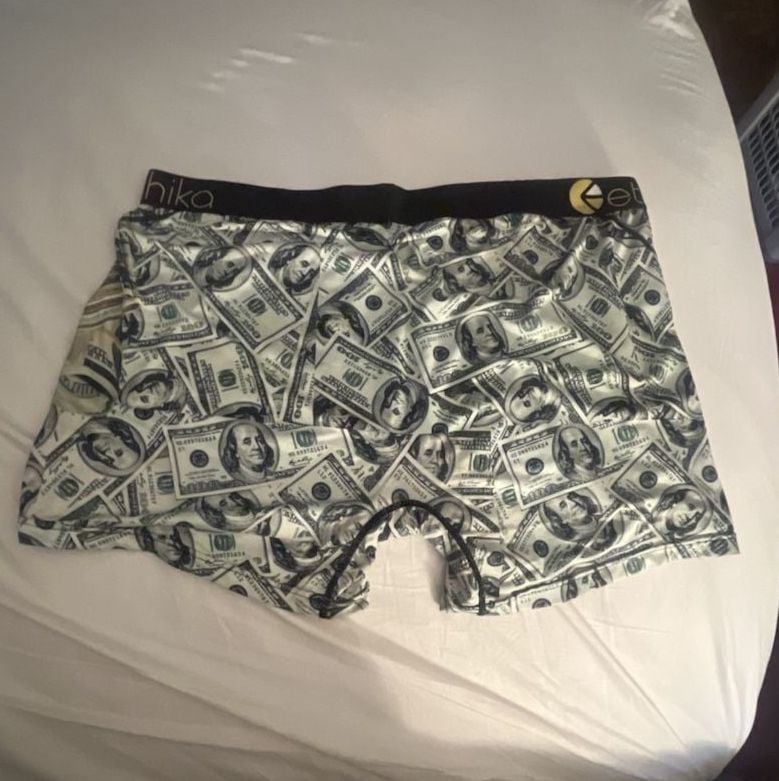 Ethika Staple Mid Boxer Briefs in 'Funyun Munyun' Money Print 2