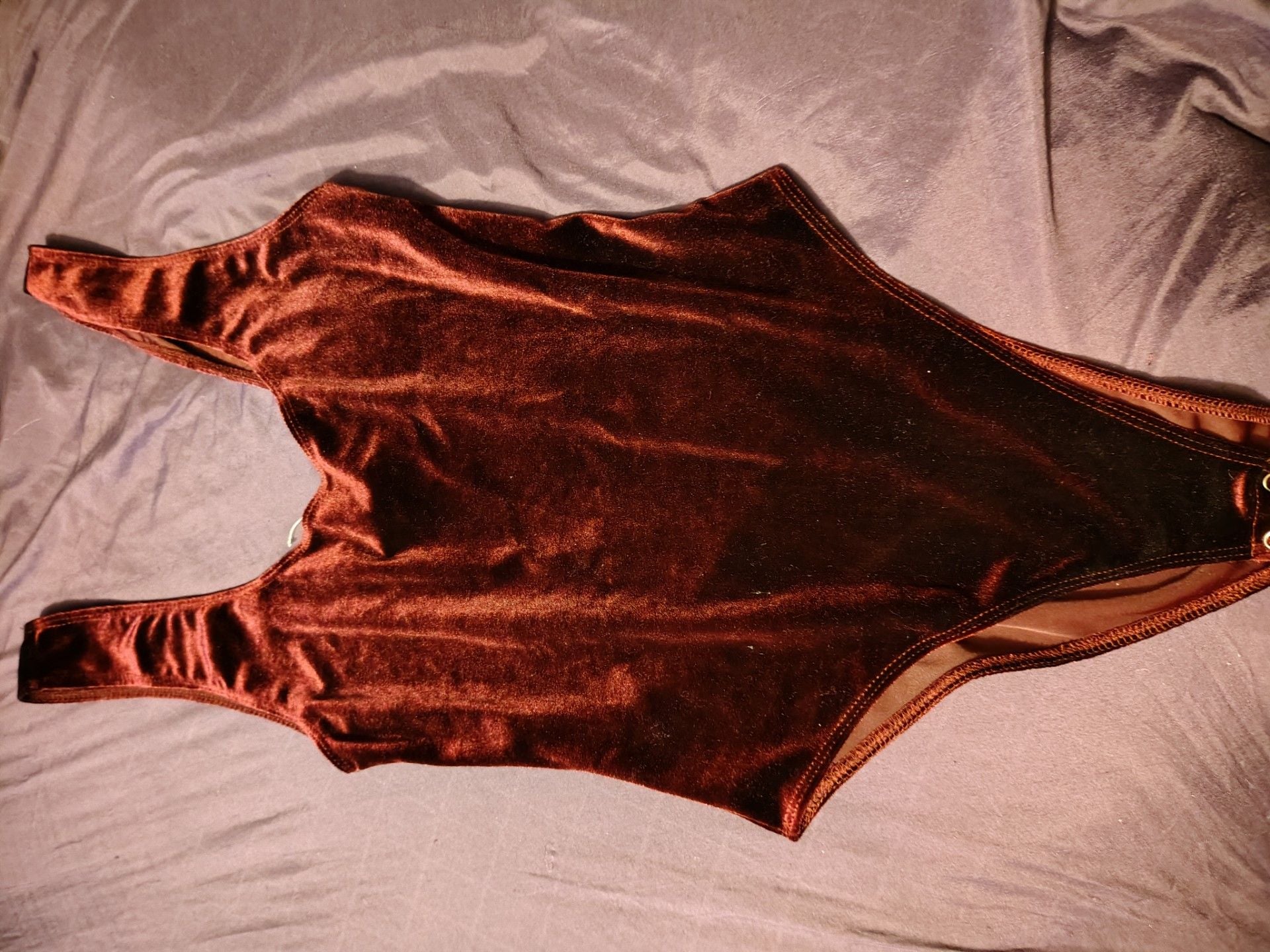 Velvet bodysuit 1