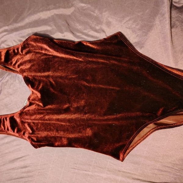 Velvet bodysuit