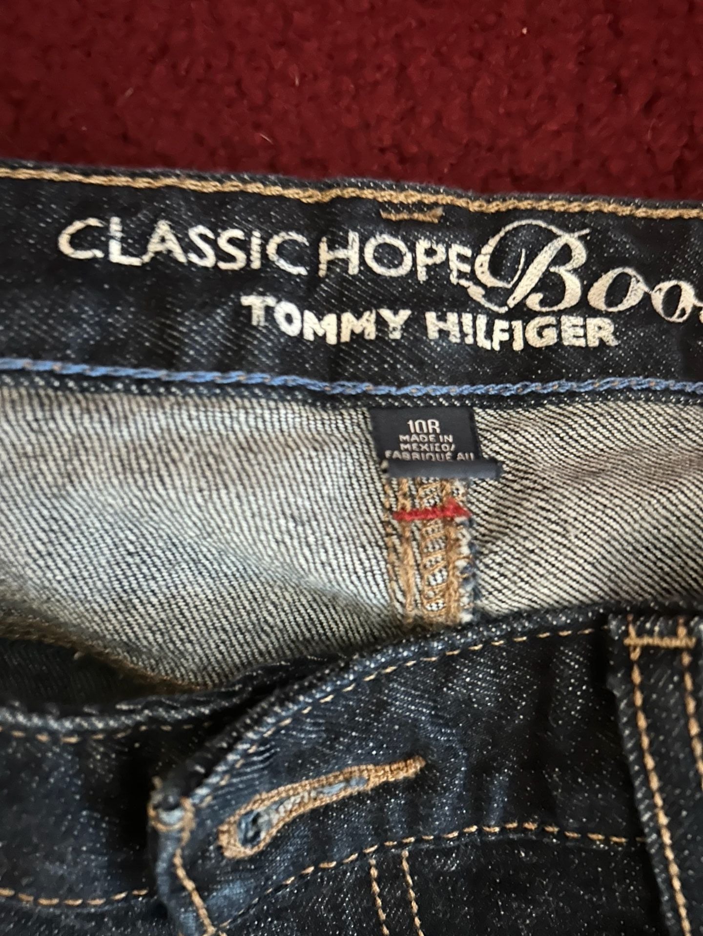 Tommy Hilfiger Classic Hope Bootcut Dark Wash Jeans Size 10R 2