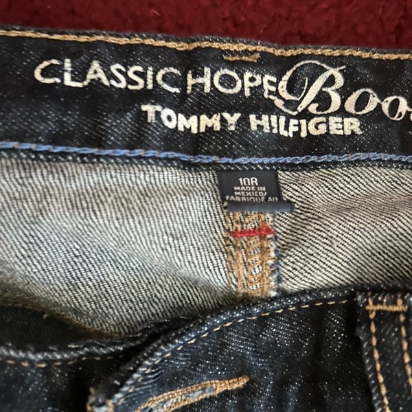 Tommy Hilfiger Classic Hope Bootcut Dark Wash Jeans Size 10R