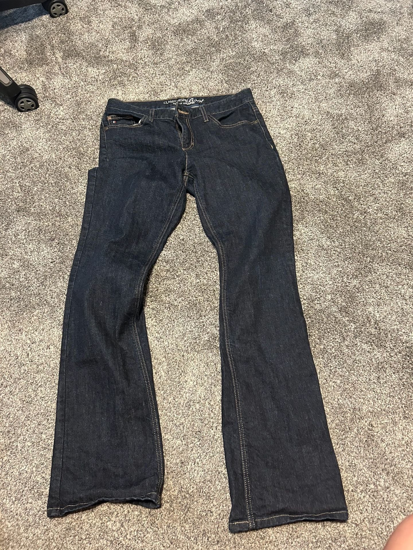 Tommy Hilfiger Classic Hope Bootcut Dark Wash Jeans Size 10R 4