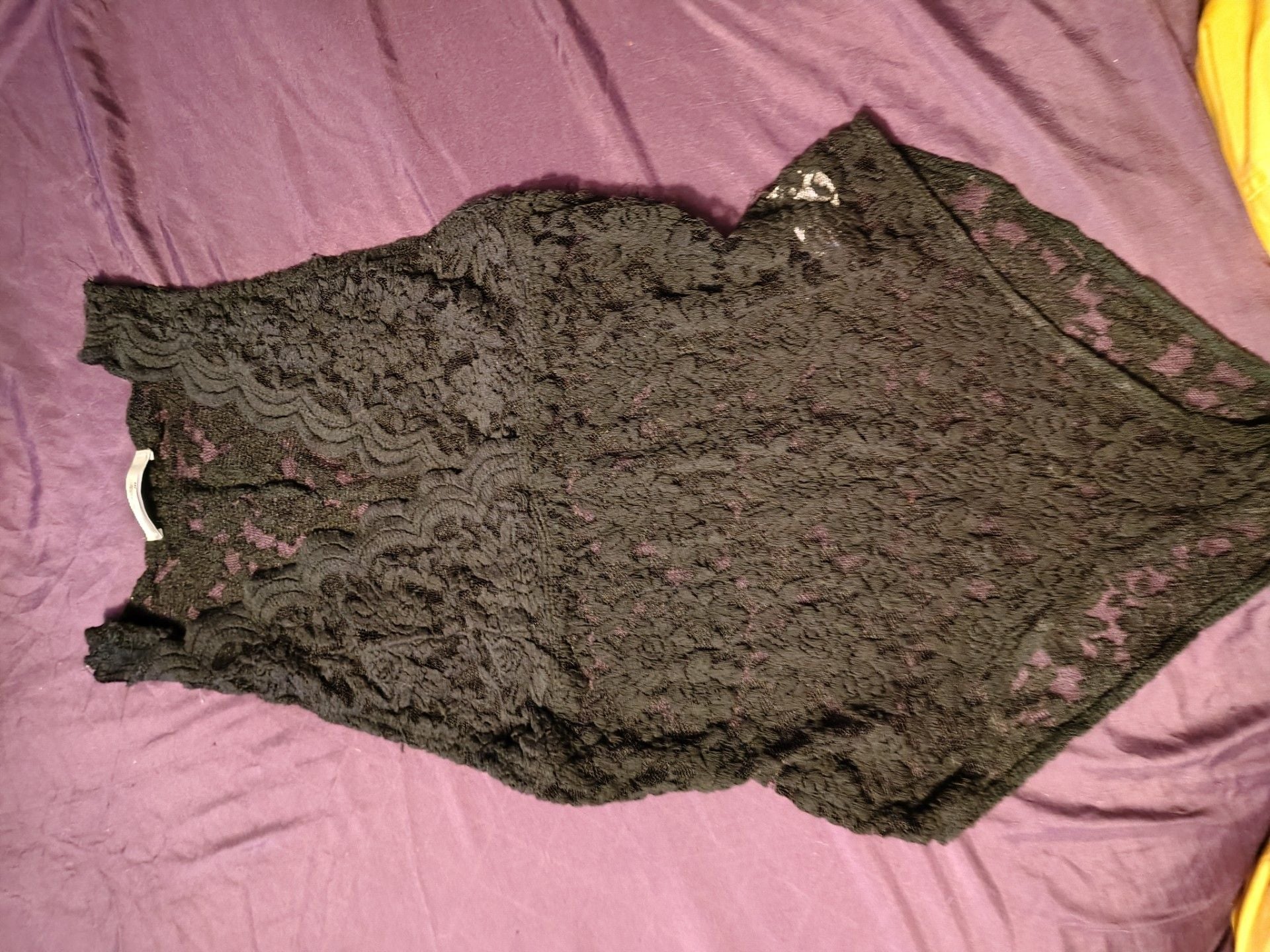 Papaya lace body suit sheer 1