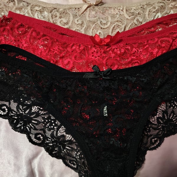 Lace Panty Ladies Underwear (Set of 3) - ,