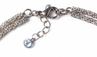 Vintage Italian Sterling Silver Multi-Strand Braided Rope Chain Necklace 11” 4