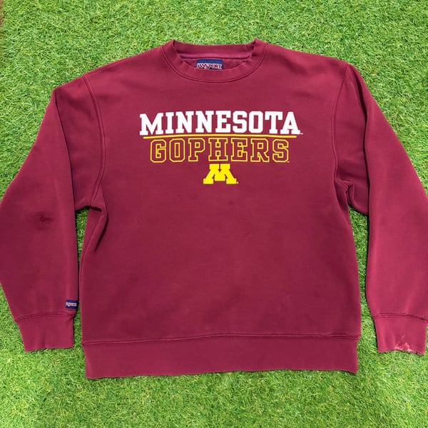 Vintage JanSport University of Minnesota Golden Gophers Crewneck Sweatshirt Maroon