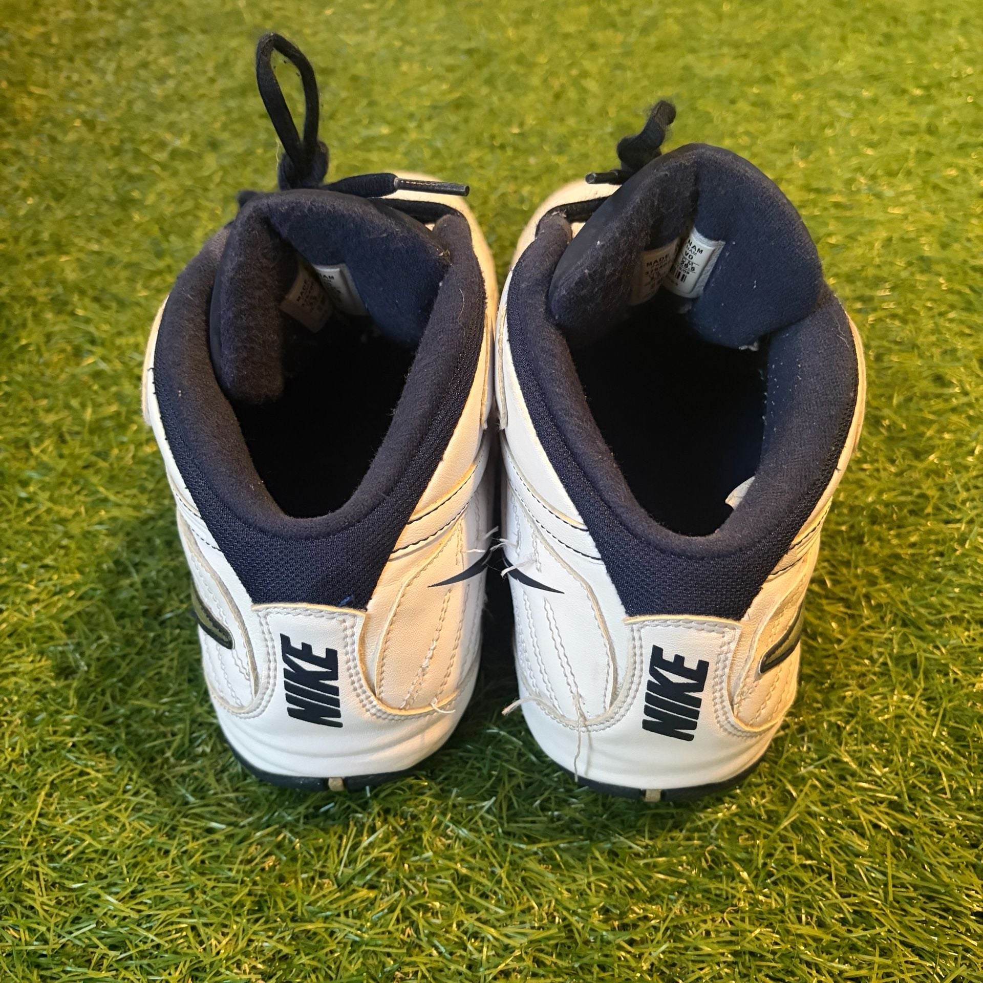 Nike Air Pippen White Midnight Navy Basketball Shoes 375400-101 7