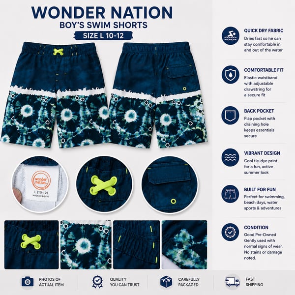 Swim trunks size m -8 Wonder Nation M (8)