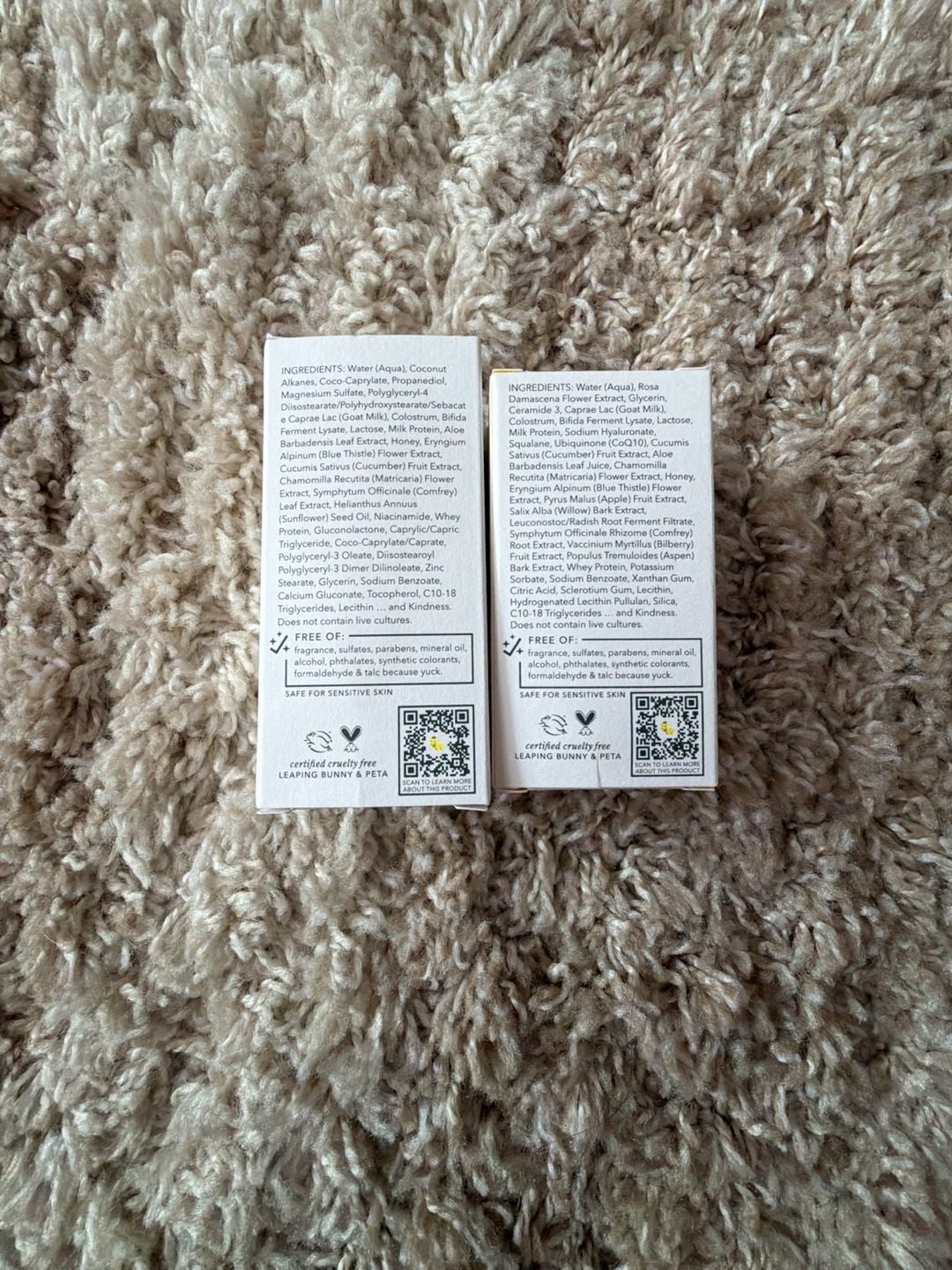 Beekman 1802 Bloom Cream Daily Moisturizer and Milk Drops Ceramide Serum Set 2