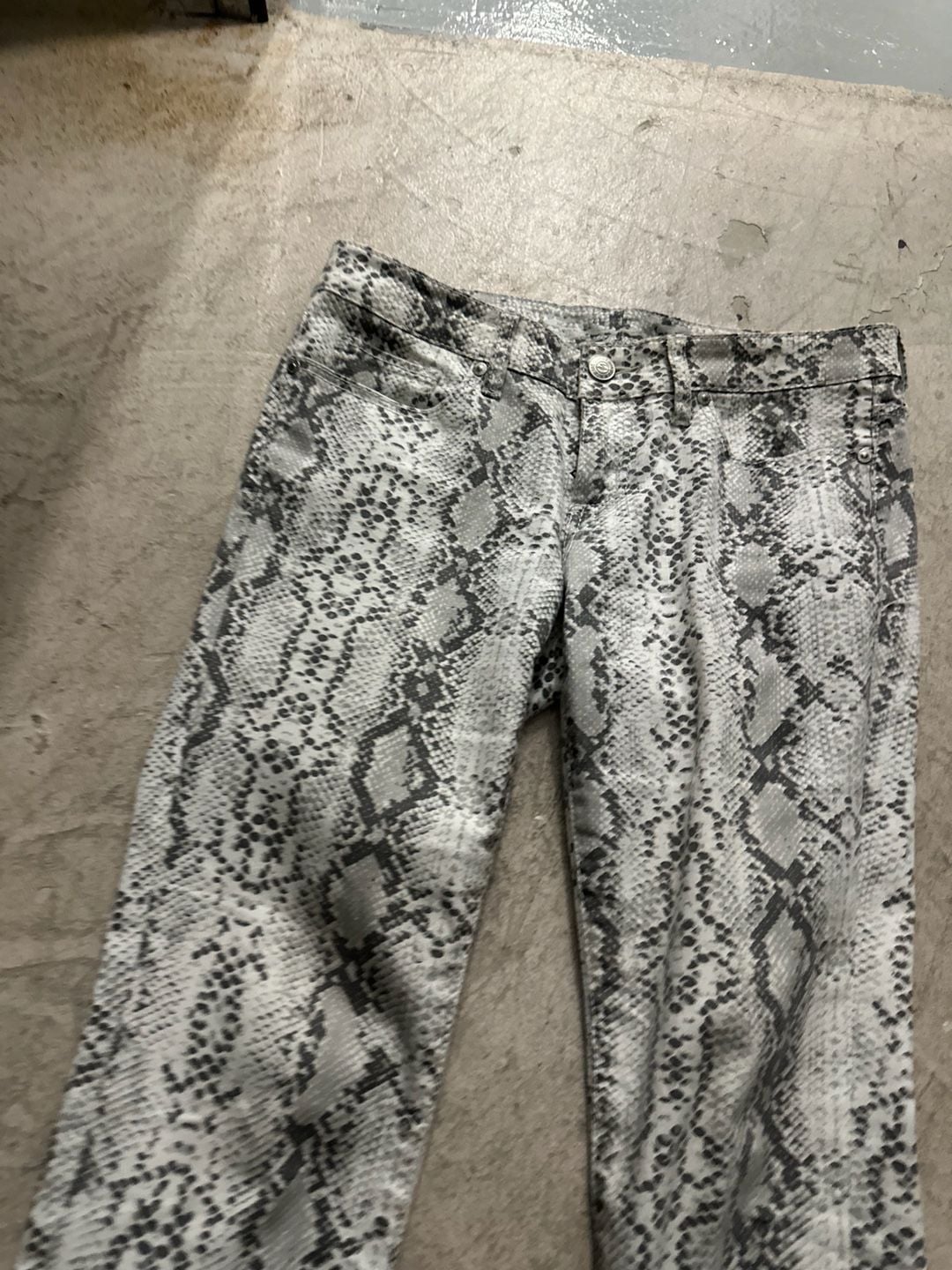 Seven7 Womens Snake Skin Print Skinny Jeans 3