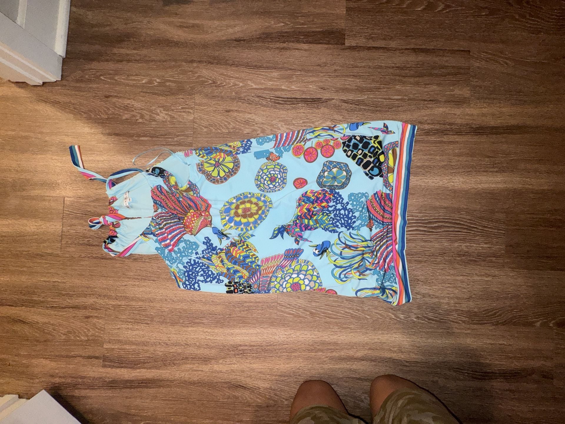 Trina Turk X Disney Finding Dory Giselle Print Romper 1