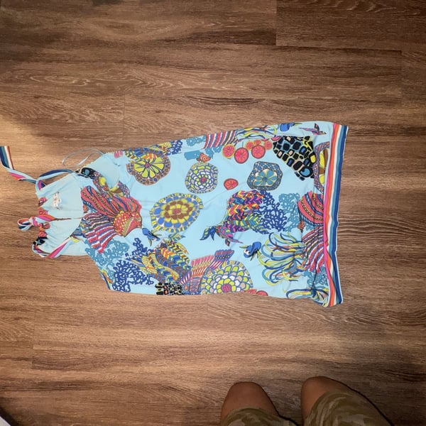 Trina Turk X Disney Finding Dory Giselle Print Romper