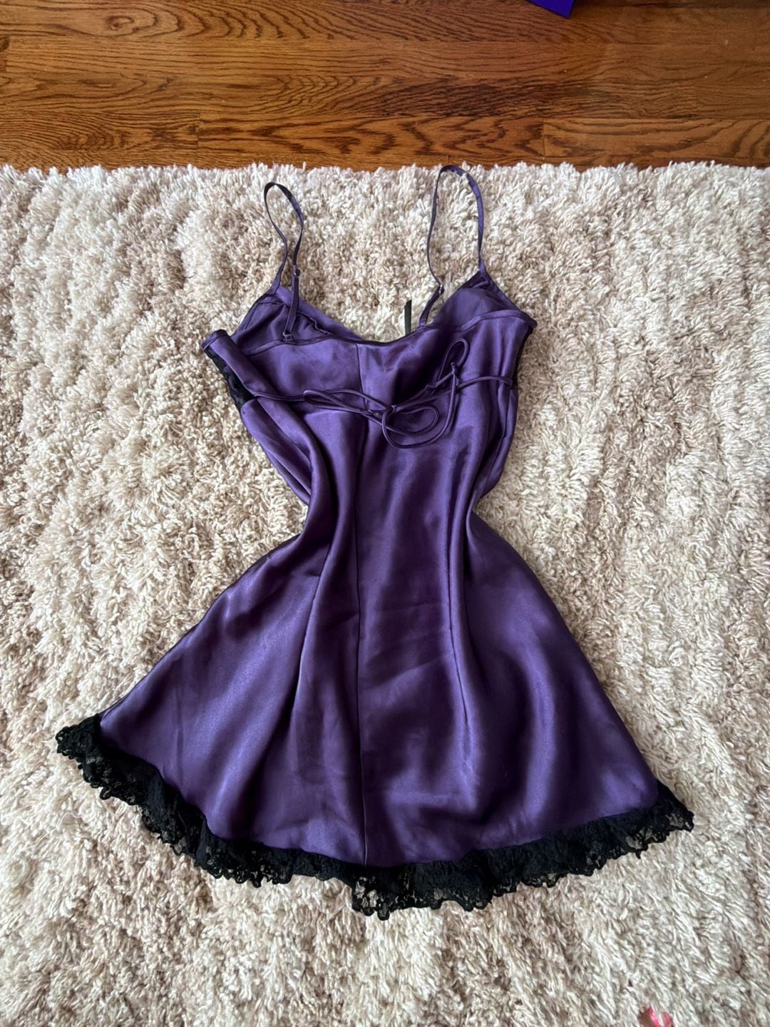 Apt. 9 Intimates Satin and Lace Babydoll Chemise Nightie 4