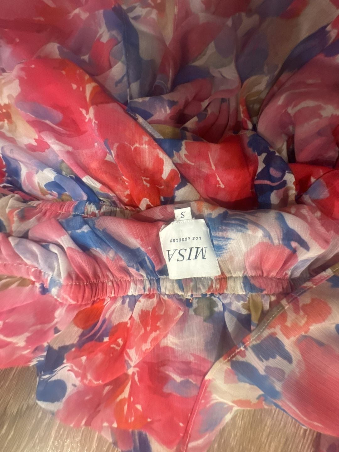 MISA Los Angeles Floral Ruffle Mini Dress 2
