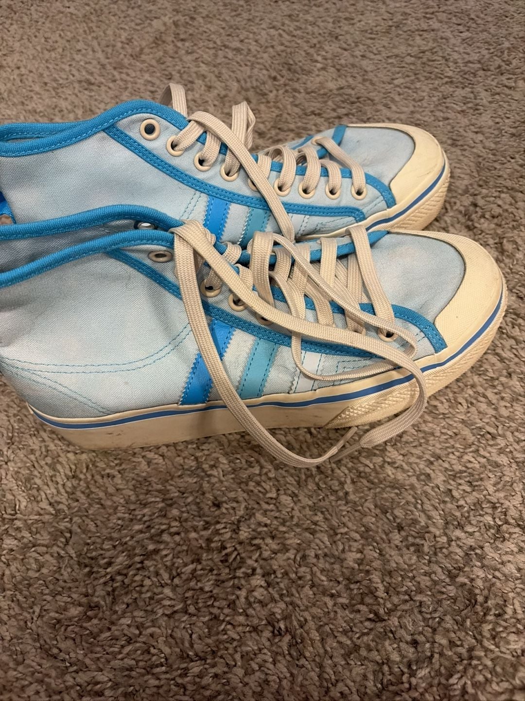 adidas Nizza Platform Mid Almost Blue/Pantone/Chalk White Sneakers 3